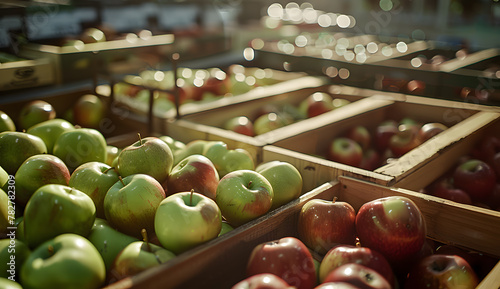 Apples on supermarket apple shelves display retail store organic local farmers food fruits healthy eating fresh supply shopping market tasty natural gmo genetically modified vegetarian juicy fruit