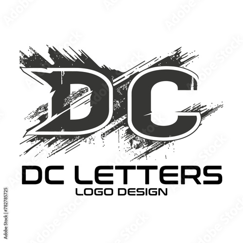 DC Letters Vector Logo Design 