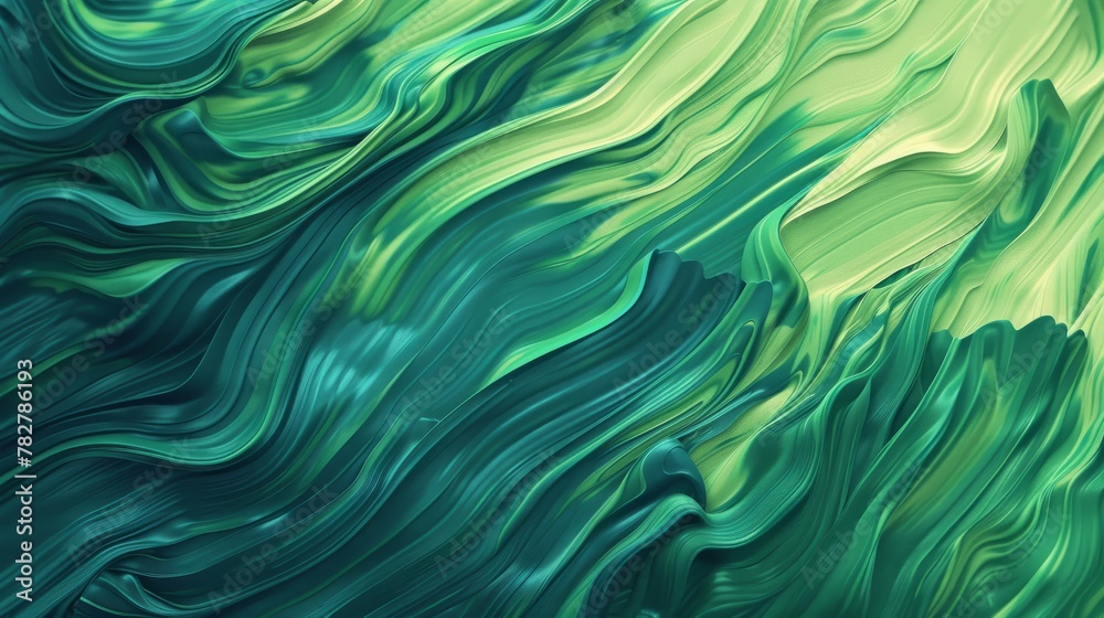 Dynamic abstract textured green and blue background with wavy lines Dynamic abstract textured green and blue background with wavy lines