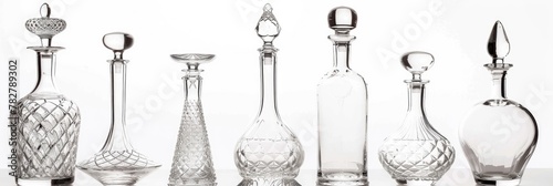 HD Engraved Glass Decanters photo