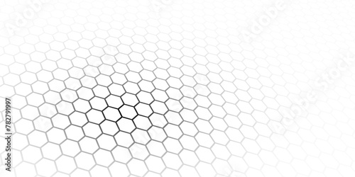Photos Abstract background consisting of hexagonal shapes with vanishing effect and transparency