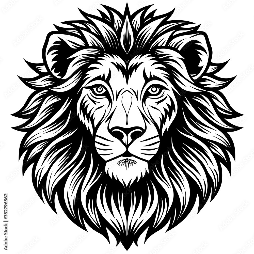 Fototapeta premium head of lion