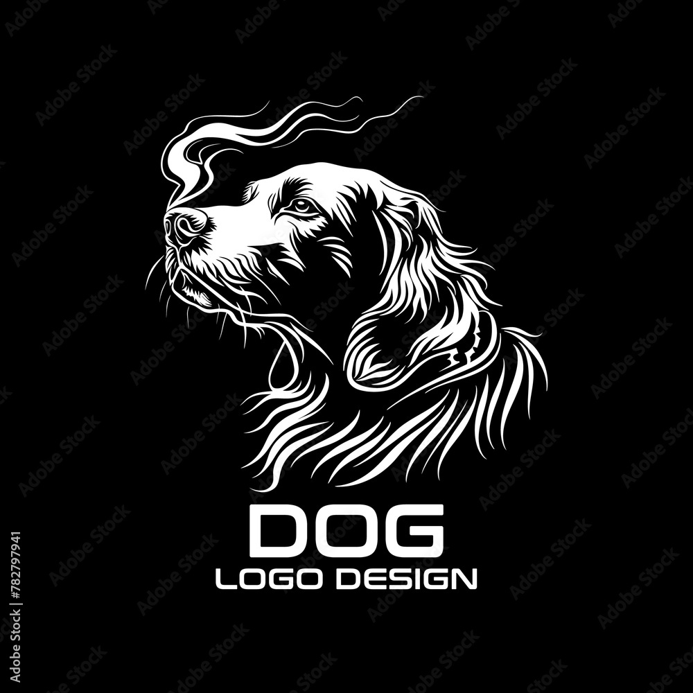 Obraz premium Dog Vector Logo Design