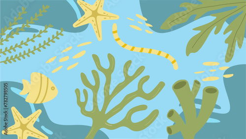 Abstract Sea Background