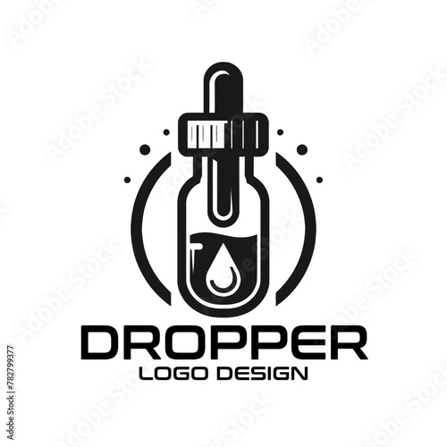 Dropper Vector Logo Design