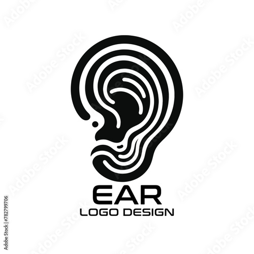 Ear Vector Logo Design