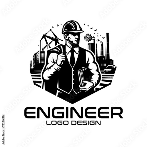 Engineer Vector Logo Design