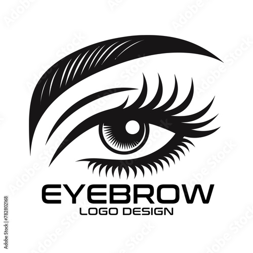 Eyebrow Vector Logo Design