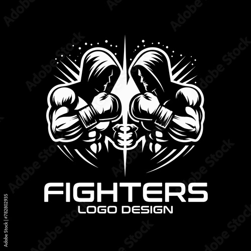 Fighters Vector Logo Design