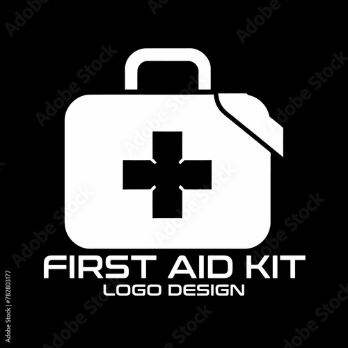 First Aid Kit Vector Logo Design photo