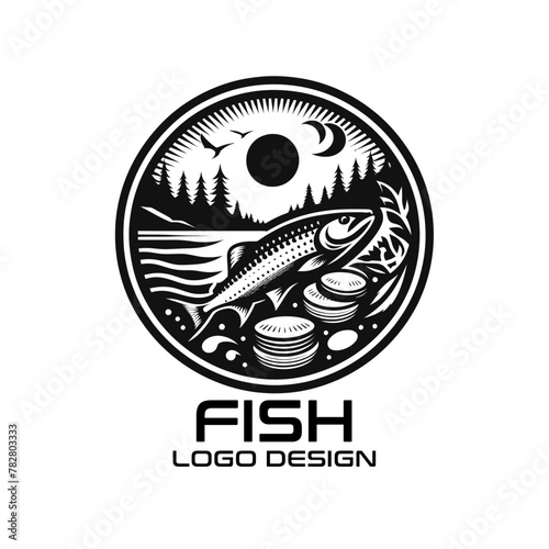 Fish Vector Logo Design