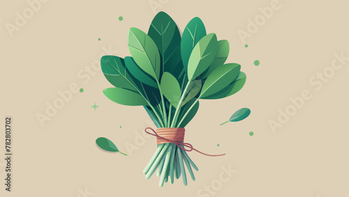 The aroma of freshly picked herbs fills the air as they are bundled and tied with twine. From basil to thyme each herb is nurtured and