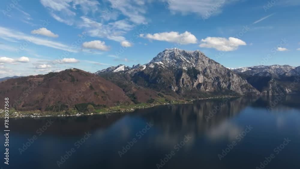 Over Traunsee in Gmunden Austria Over Traunsee in Gmunden Austria