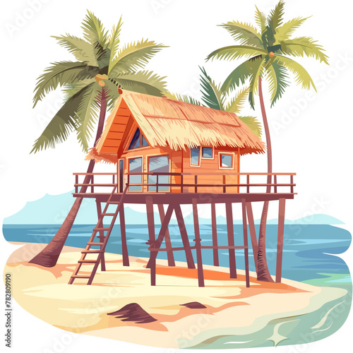 Island Retreat Tropical Beach Hut