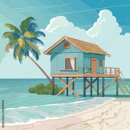 Island Retreat Tropical Beach Hut