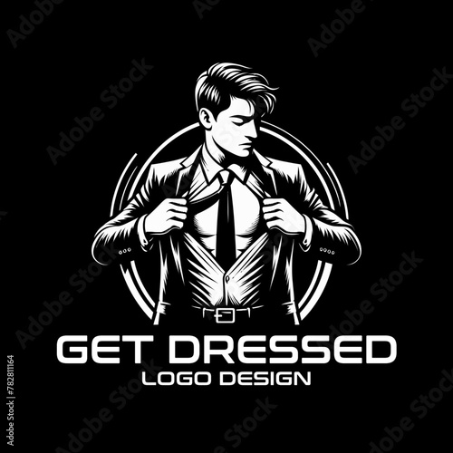 Get Dressed Vector Logo Design photo