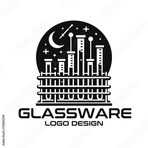 Glassware Vector Logo Design