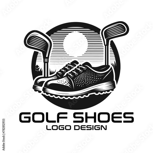 Golf Shoes Vector Logo Design