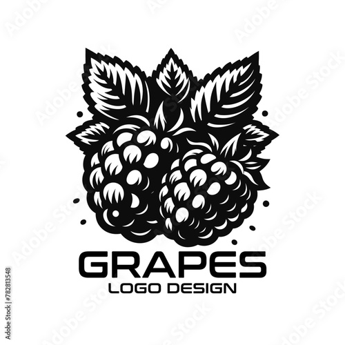 Grapes Vector Logo Design