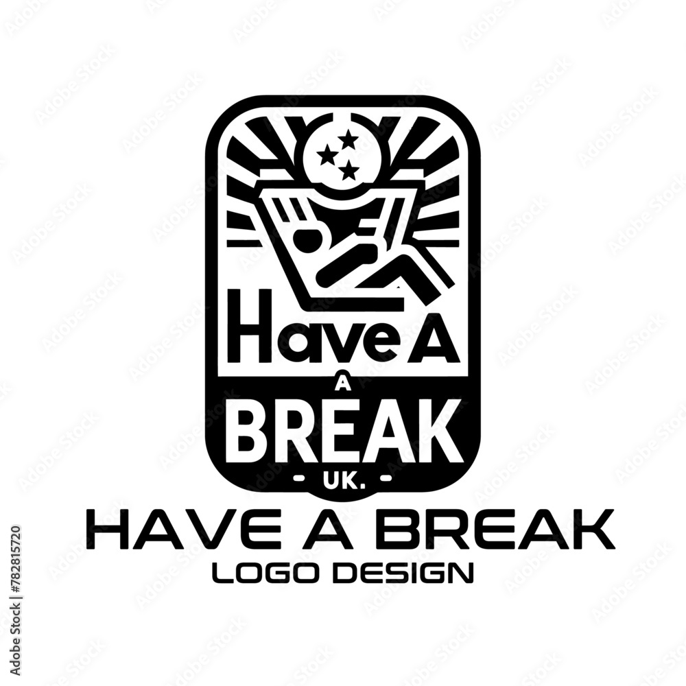 Have A Break Vector Logo Design Have A Break Vector Logo Design