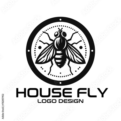 House Fly Vector Logo Design