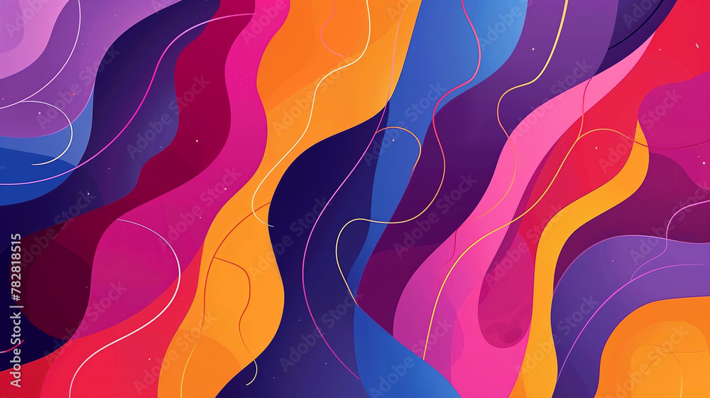 abstract colorful background with waves wallpaper illustration bright colors abstract colorful background with waves wallpaper illustration bright colors