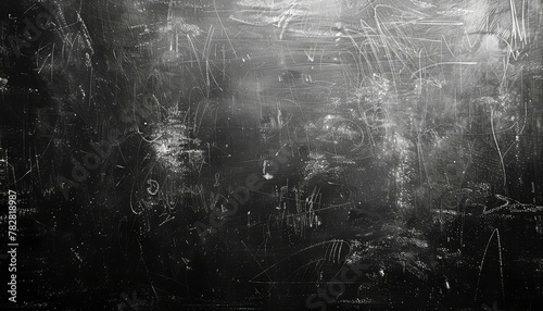 Chalkboard Texture, Realistic chalkboard texture with chalk smudges and eraser marks, great for creating chalkboard art or educational resources with a handmade fee photo