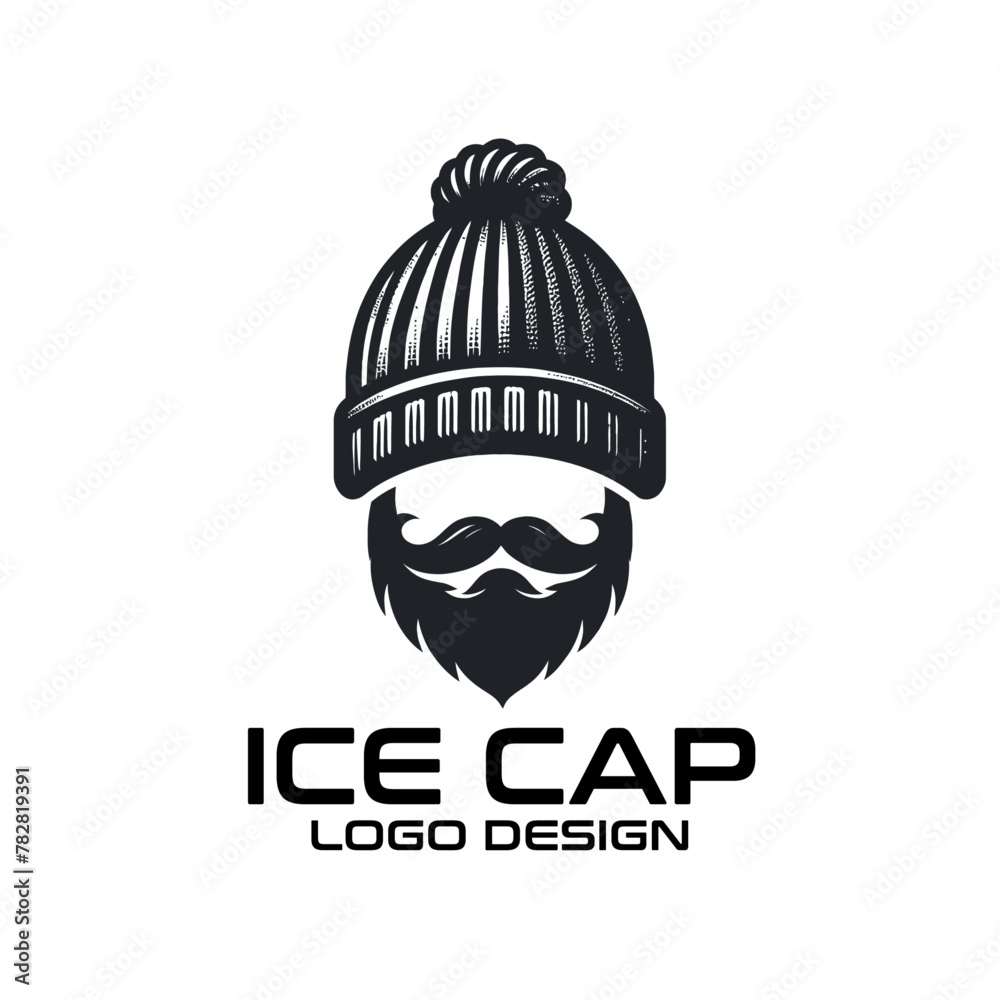 Ice Cap Vector Logo Design Ice Cap Vector Logo Design