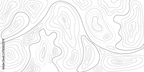 Topographic vector map pattern. Abstract mountain terrain map background with abstract shape line texture.  photo