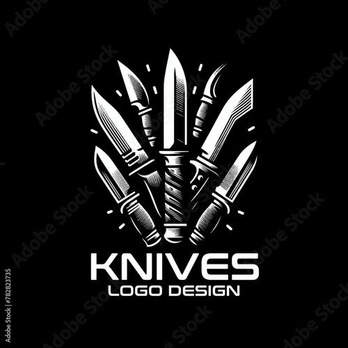 Knives Vector Logo Design