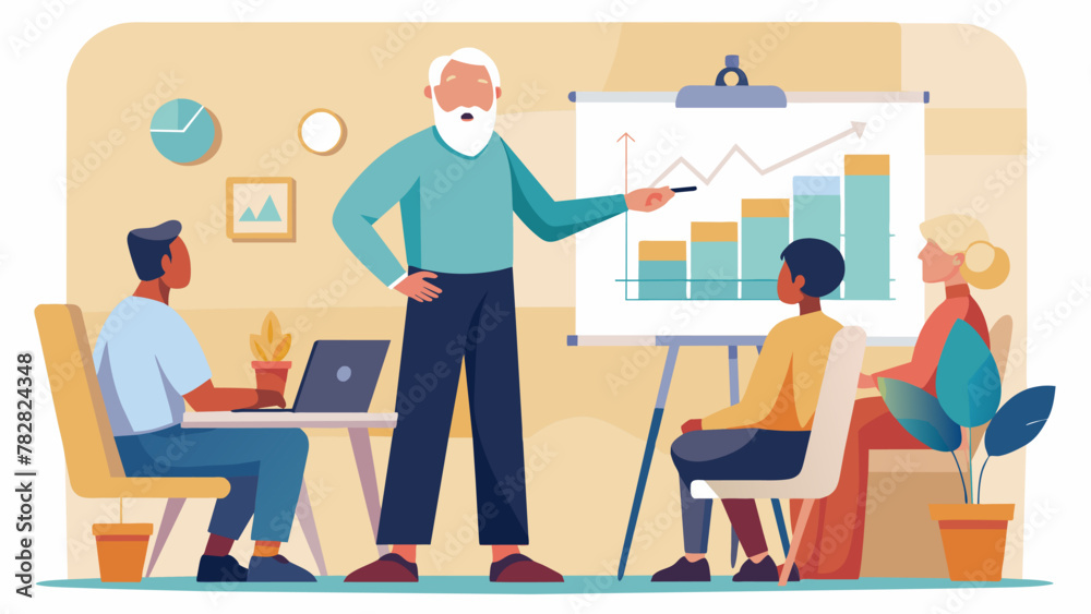 At a retirement home a former accountant sets up a program to teach basic financial planning to fellow seniors. Through interactive workshops he At a retirement home a former accountant sets up a program to teach basic financial planning to fellow seniors. Through interactive workshops he