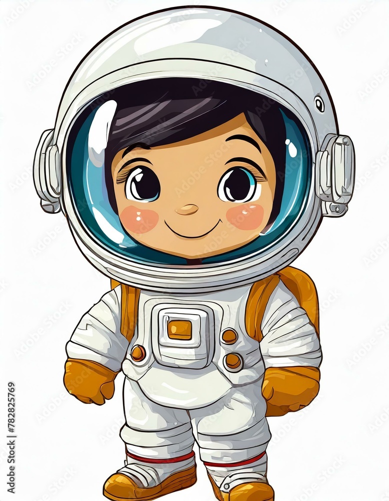 Niedlicher Astronaut