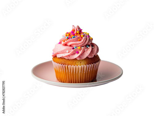 a isoalted delicious cupcake