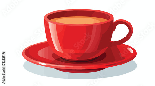 Cup icon cartoon vector food illustratiom 2d flat c photo