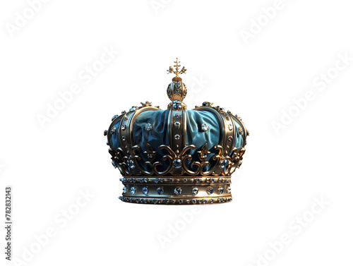 isolated royal crown