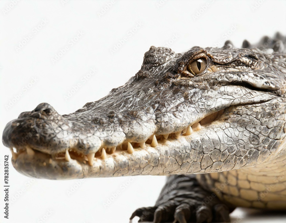 Fototapeta premium Close-up of the face of a Nile crocodile