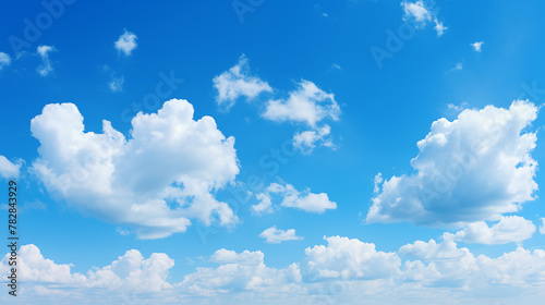 Fototapeta Naklejka Na Ścianę i Meble -  blue sky with white cloud background. white cloud with blue sky background.