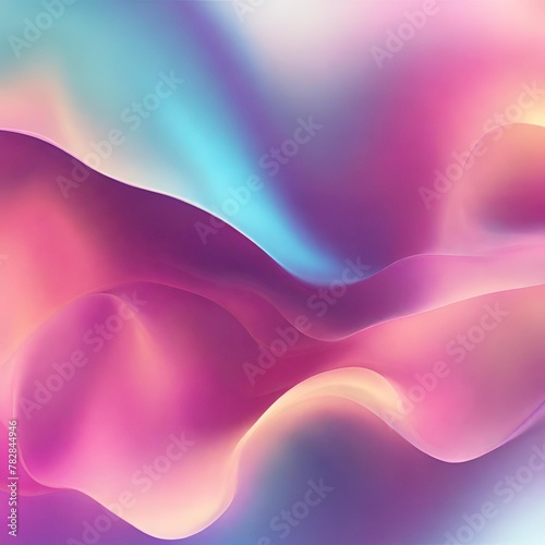 Fluid gradient, soft edges, translucent, abstract background - 1 © Benjaporn