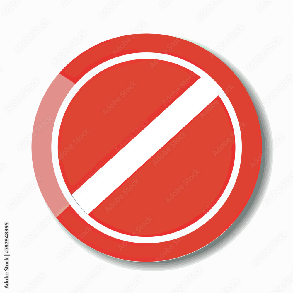 a red and white no entry sign on a white background a red and white no entry sign on a white background