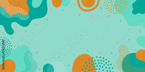 Background with abstract shapes. Modern minimalism trendy pattern background. Vector background.