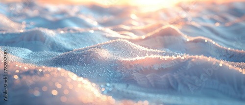 Snowdrift texture, close up, soft shadows, detailed, morning light #782852383