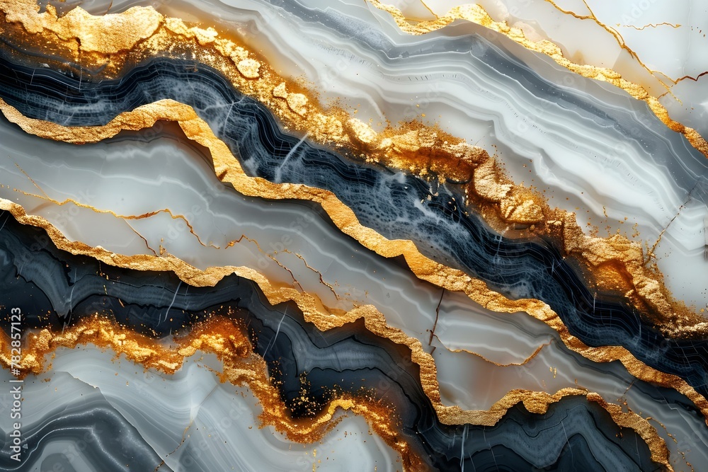 Elegant Gold-veined Marble for Chic Decor. Concept Marble Surfaces, Gold Accents, Chic Home Decor, Interior Design Elegant Gold-veined Marble for Chic Decor. Concept Marble Surfaces, Gold Accents, Chic Home Decor, Interior Design