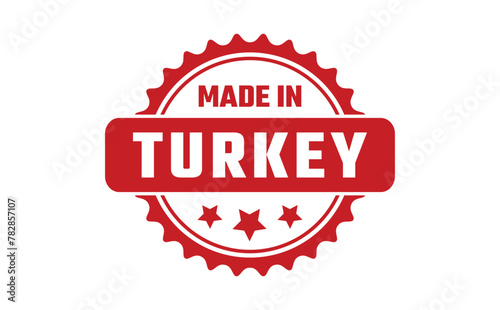 Made In Turkey Rubber Stamp