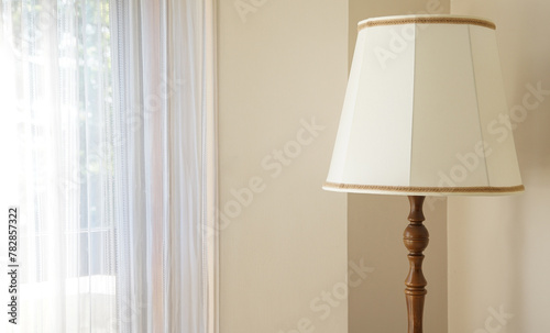 lamp on the window