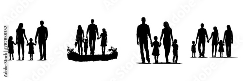 illustration of an background with family