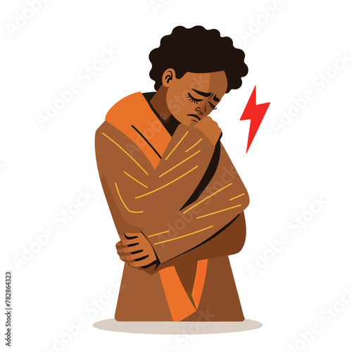 a man in a robe has his hand on his shoulder