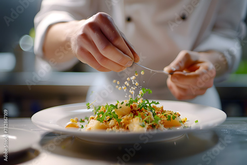 Wallpaper Mural Chef's Finishing Touch: Adding the Final Flourish to the Dish Torontodigital.ca