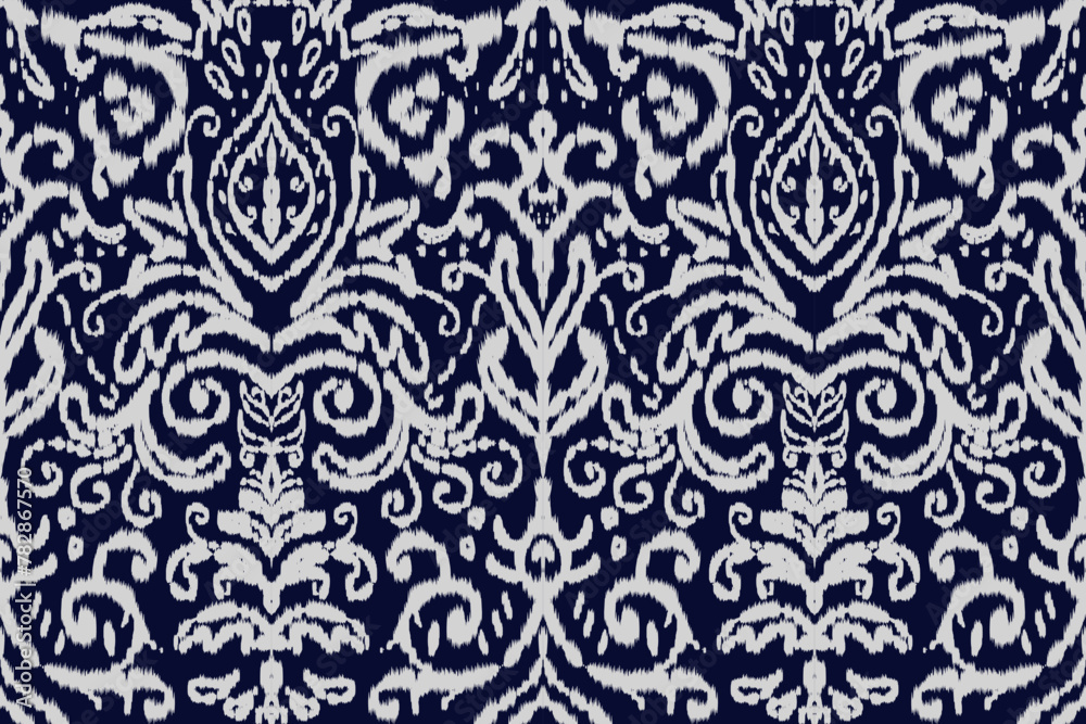 Ethnic ikat pattern.beautiful pattern. folk embroidery,bohemian style,aztec geometric art ornament print.ethnic abstract Inkatha art.Seamless fabric.design for fabric, carpet, wallpaper, clothing Ethnic ikat pattern.beautiful pattern. folk embroidery,bohemian style,aztec geometric art ornament print.ethnic abstract Inkatha art.Seamless fabric.design for fabric, carpet, wallpaper, clothing