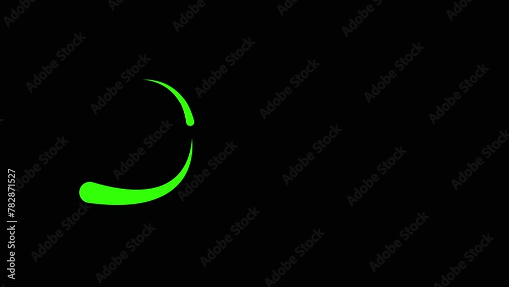 green circle intro with black background Color Curve line color abstract green circle intro with black background Color Curve line color abstract