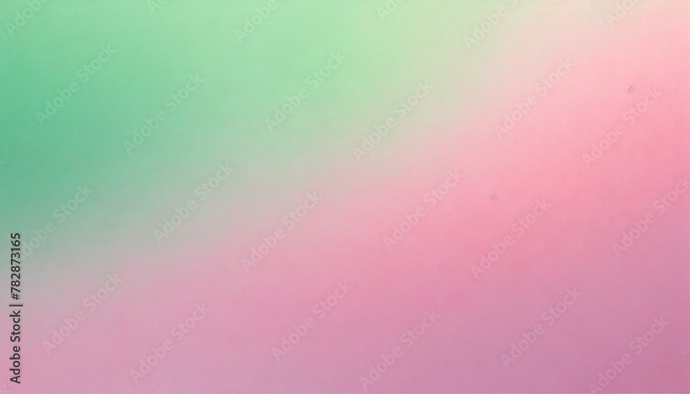 Dreamy Pastel Paradise: Pink and Green Gradient Bliss